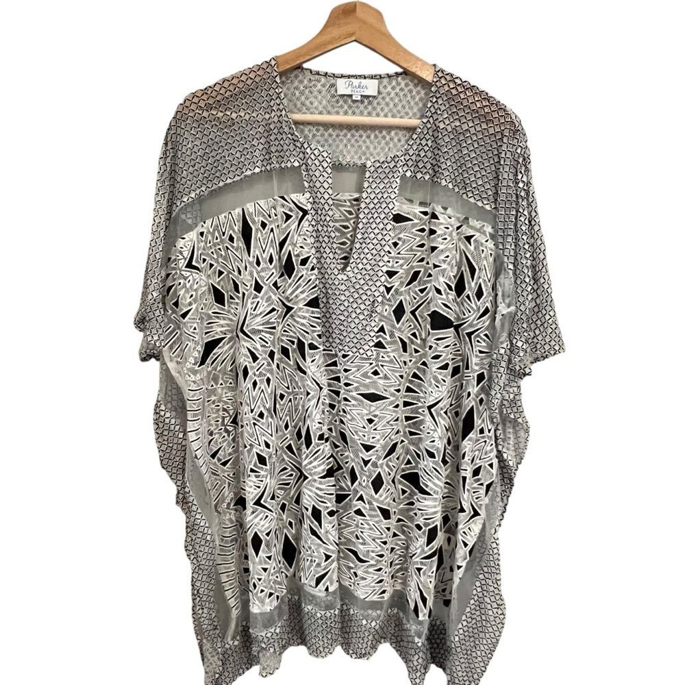Parker Beach Womens Coverup Size ML Boho Resort Vacation Flowy